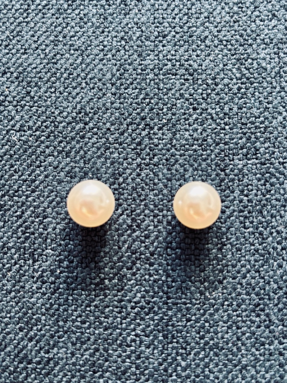Classic Pearl Stud Earrings - Ivory Pearl